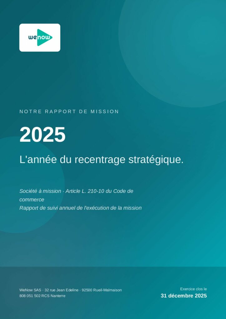 Rapport de mission WeNow 2025